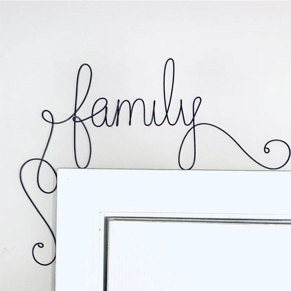 Unique Wire Pantry Door Sign