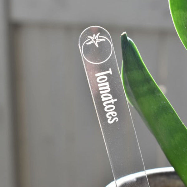 Plant Garden Marker Acrylic Stakes