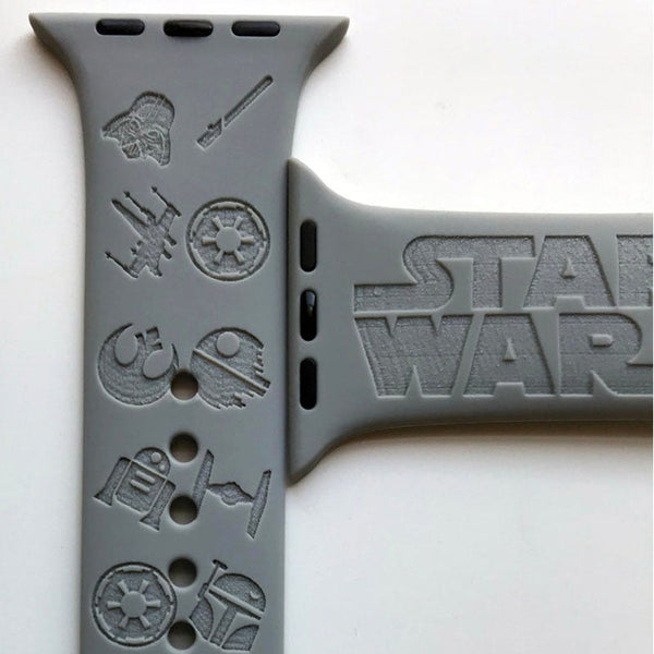 Star Wars Monogram Engraved Apple Watch Band