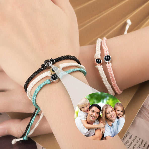 Photo bracelet   Couples bracelet   Projection bracelet   Boyfriend bracelet  Bracelet for him  Memorial bracelet  Gift for him