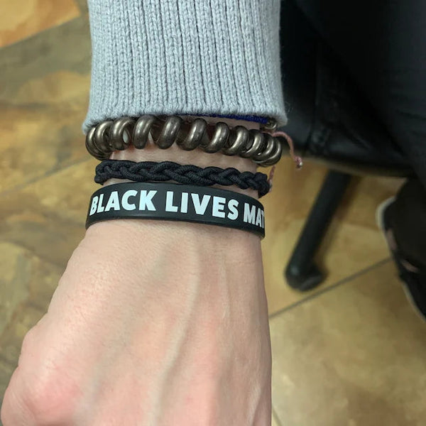 Black Lives Matter Wristband Adult, Youth, Infant & Extra Large Sizes