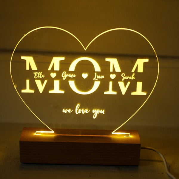 Gift idea for mom - night light for mommy - personalized gift for mom - Mother's day gift