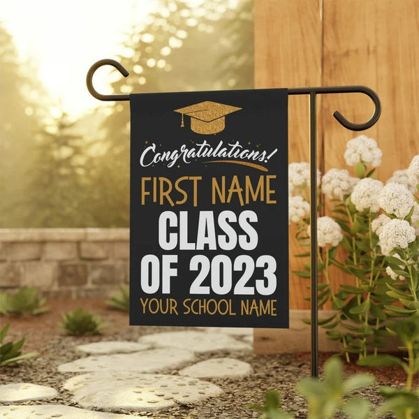 Personalized Graduation Yard Flag 2024