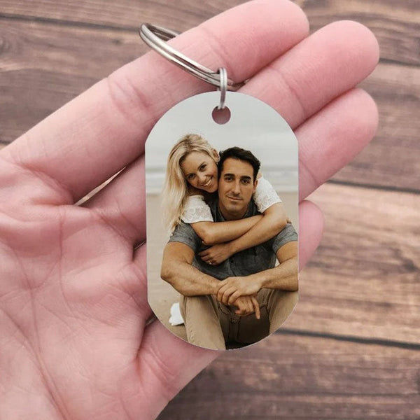 Picture Keychain, Custom Photo Gifts, Keychain For Boyfriend, Keychain For Him