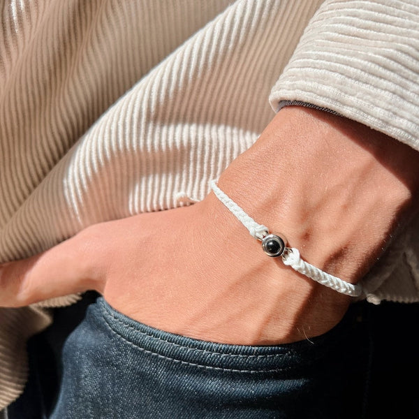 Photo bracelet   Couples bracelet   Projection bracelet   Boyfriend bracelet  Bracelet for him  Memorial bracelet  Gift for him