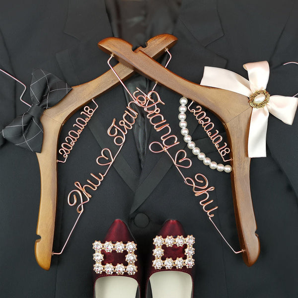 Wedding Hanger, Bridal Hanger, Bridesmaid Gift, Bridesmaid, Custom Engagement