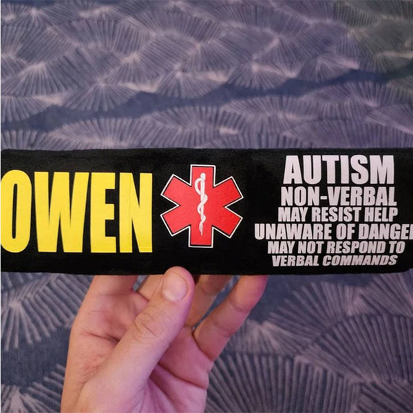 Special Needs Seat Belt Covers - Autism Awareness - Emergency Response Information