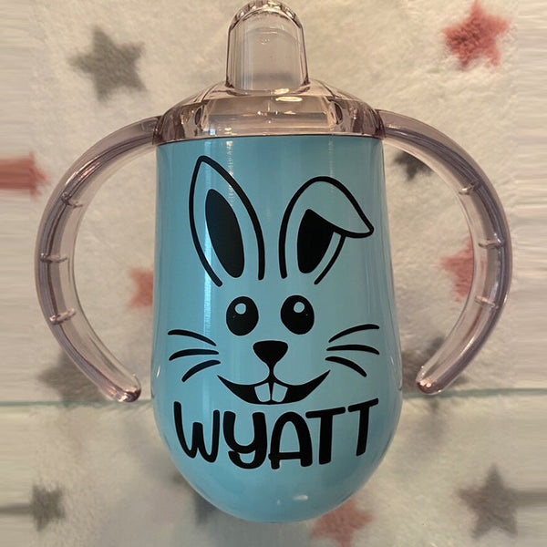 Heart Sippy Cup, Stainless Steel Toddler Cup, Training Cup, Personalized Sippy, Daycare, Preschool, Toddler Gift, Custom Love Cup