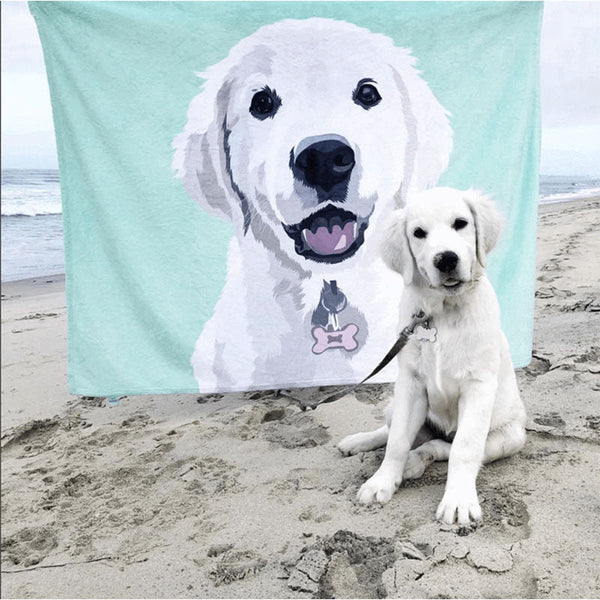 Photo Blanket Dog Blanket Pet Memorial Gifts Custom Printed Blanket