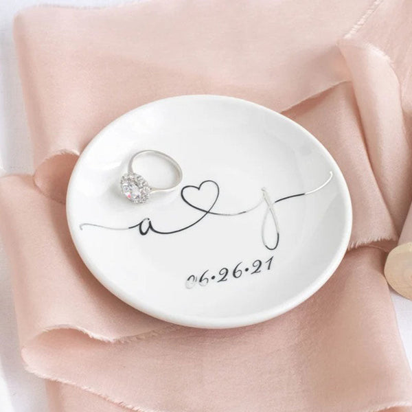 Engagement Ring Dish Wedding Ring Holder