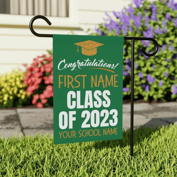 Personalized Graduation Yard Flag 2024