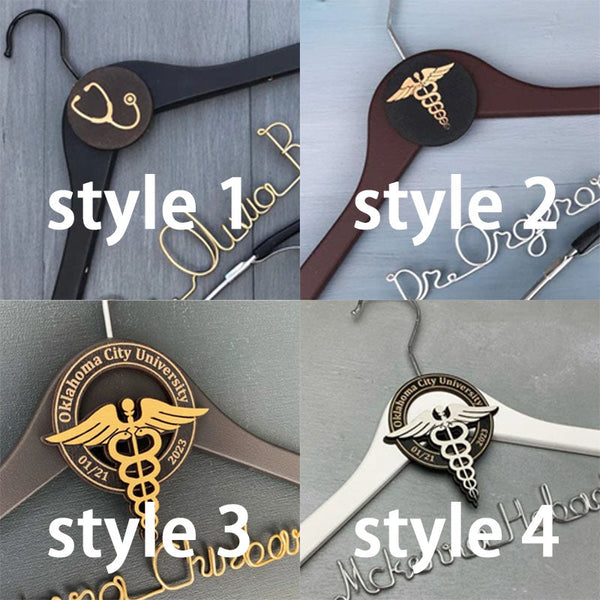 Unique Gift for Doctor, Birthday Gift for Doctor, Personalized Coat Hanger