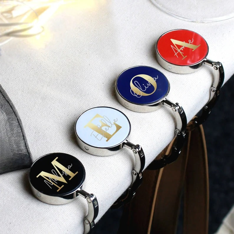 Personalised Folding Handbag Hanger