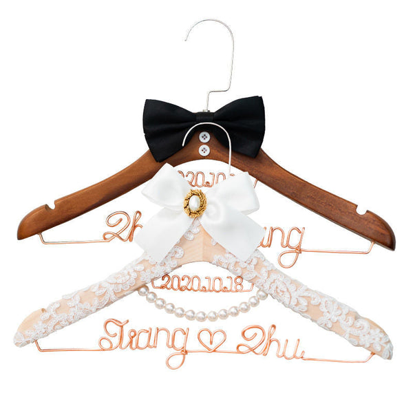 Wedding Hanger, Bridal Hanger, Bridesmaid Gift, Bridesmaid, Custom Engagement