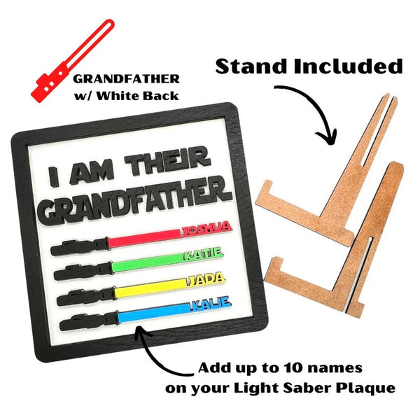 Father's Day Gift | Gifts for Dad | I am their Father gift | Grandfather Gifts | Light Saber Birthday Idea