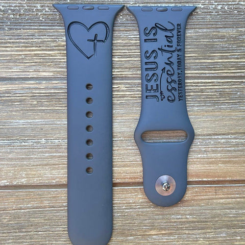 Jesus is Essential, Scripture Watch Band. Apple Watch Band