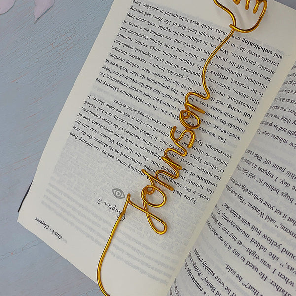 Unique Handmade Custom thumb Bookmark Back to school gift