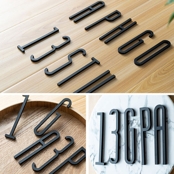 Large Modern House Numbers, Address Numbers, Door numbers