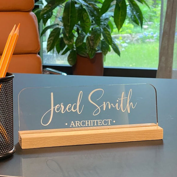 Desk Nameplate, Nameplate Desk, Desk Plate, Work Desk Decor, Desk Name Plate