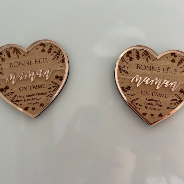 Magnet Teachers' Day Mother's Day Father's Day, Gift Teachers Mom Day Daddy Heart