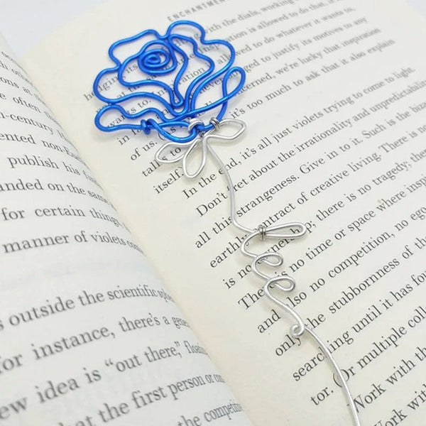 Rose Wire Name, Wire name, Personalized Gift, Rose Planner Decor  Bookmark