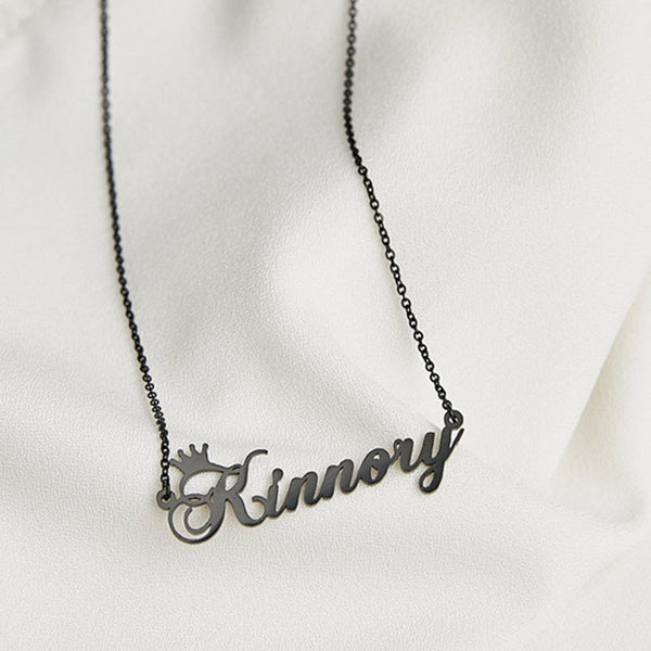 Name Necklace Gold,Name Necklace, Laser Cut Names, Personalized Necklace, Gift to Her