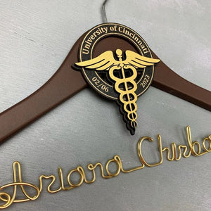 Unique Gift for Doctor, Birthday Gift for Doctor, Personalized Coat Hanger