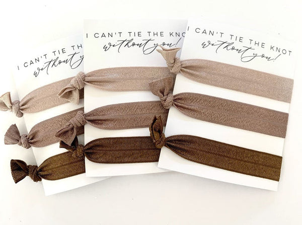 CUSTOM Promotional Bridal Show Hair Tie Favors | Event Handouts Promos Gifts for Wedding Pros + Planners