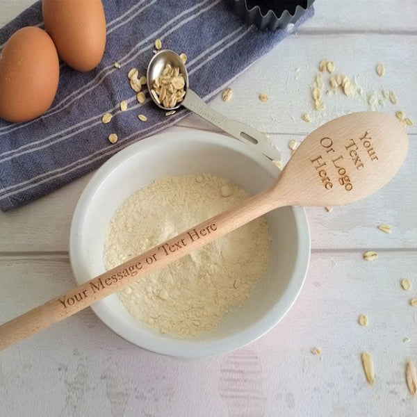 Grandma, Nana, Nanny, Granny, Gran, Mum, Dad, Bakes the best cakes Personalised Wooden Spoons, Cake Baking, Birthday Gift, Present Cooking