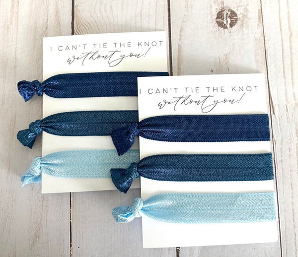 Hair Tie Bridesmaid Gift | Bridesmaid Proposal Gift, Maid of Honor Proposal Gift, Bridal Party Gift Box Idea