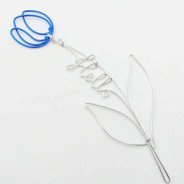 Tulip Wire Name, Wire Name, Personalized Gift Bookmark