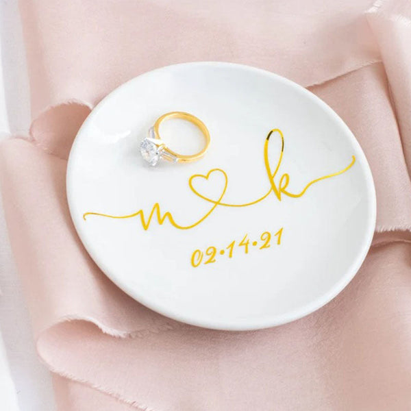 Engagement Ring Dish Wedding Ring Holder