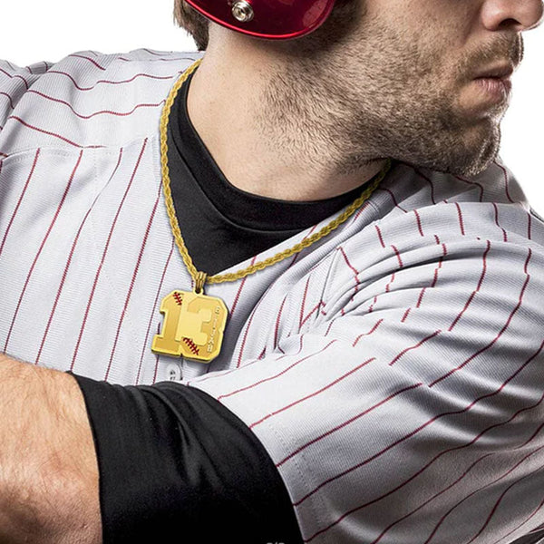 Baseball Necklaces, Football Necklaces, Custom Sports Number Necklaces