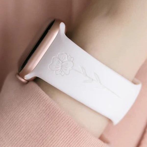 Be The Light Engraved Watch Strap Compatible with Apple Watch Band, Mother's Day Gift