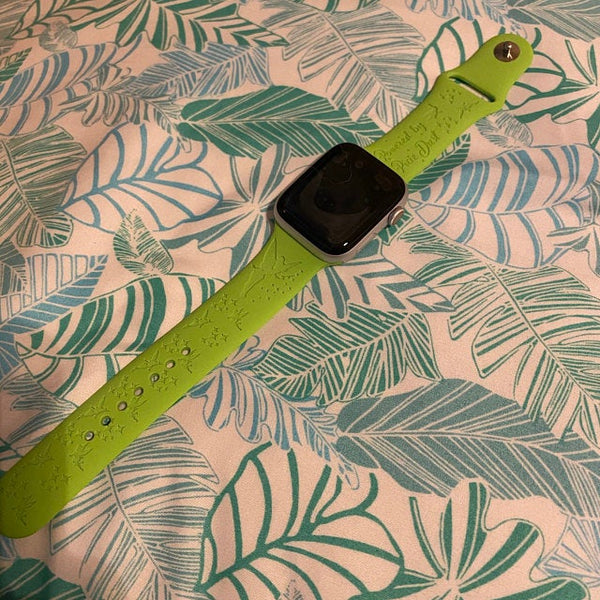 Tinker Bell Engraved Apple Watch Band Personalized