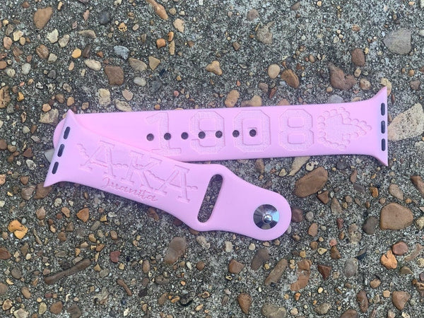 Pink & Green Inspired Watch Band for Apple, Fitbit, Samsung